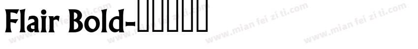 Flair Bold字体转换